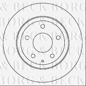 BORG & BECK bbd5332 -  Тормозной диск